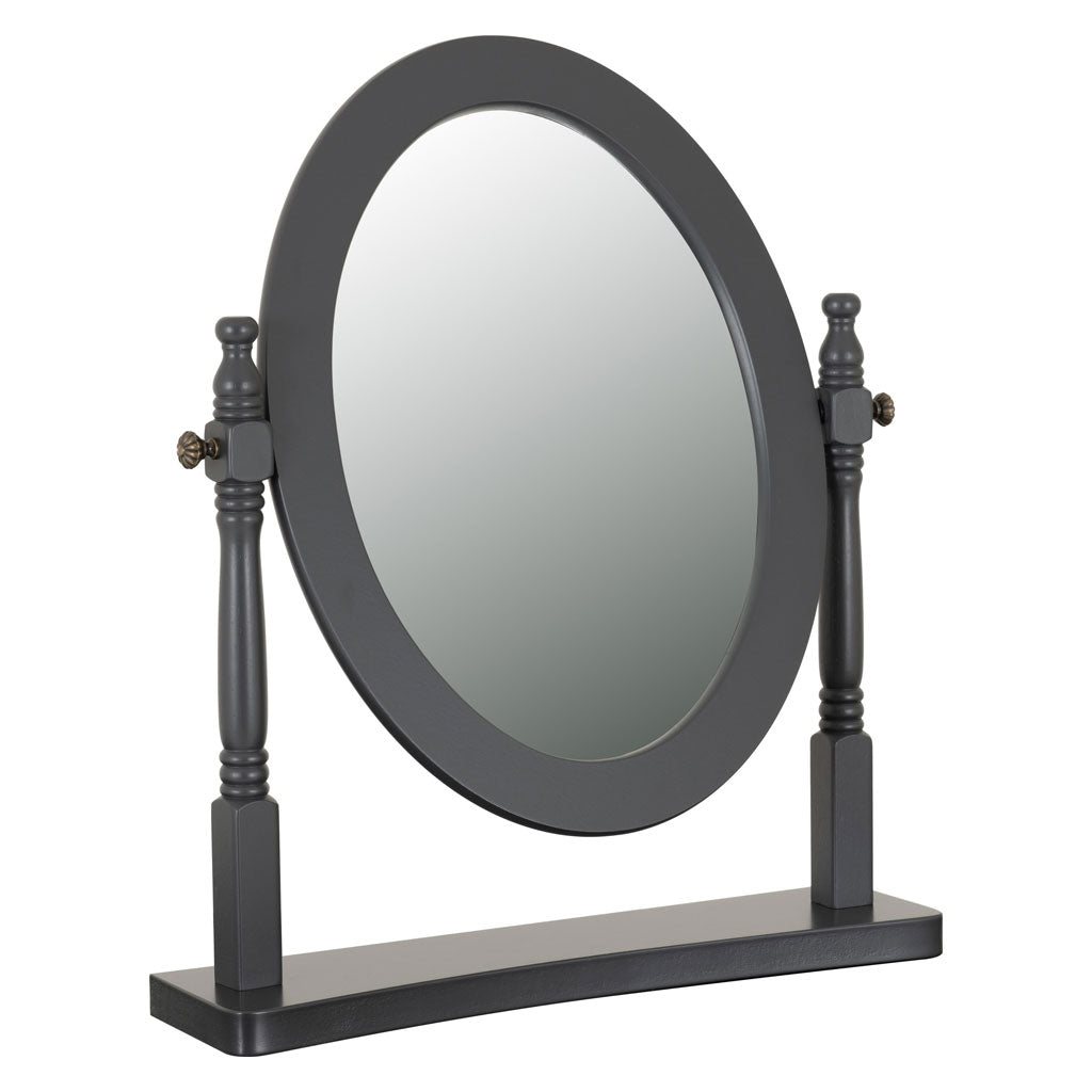 Dressing Table Mirror With Wooden Frame - Contessa