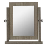 Dressing Table Mirror With Wooden Frame - Lisbon
