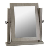 Dressing Table Mirror With Wooden Frame - Lisbon