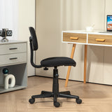 Elastic Fabric Home And Office Chair 54cm Wide Armless - Velmora