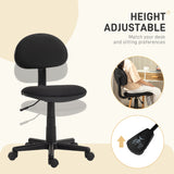 Elastic Fabric Home And Office Chair 54cm Wide Armless - Velmora