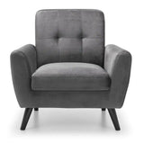 Fabric 1 Seater Sofa - Monza
