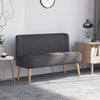 Fabric 2 Seater Sofa 117cm Wide With Wooden Legs - Velmora