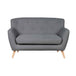 Fabric 2 Seater Sofa 137cm Wide - Kensington Home
