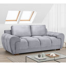 Velvet 2 Seater Sofa - Azzuro