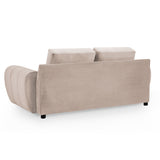 Velvet 2 Seater Sofa - Azzuro