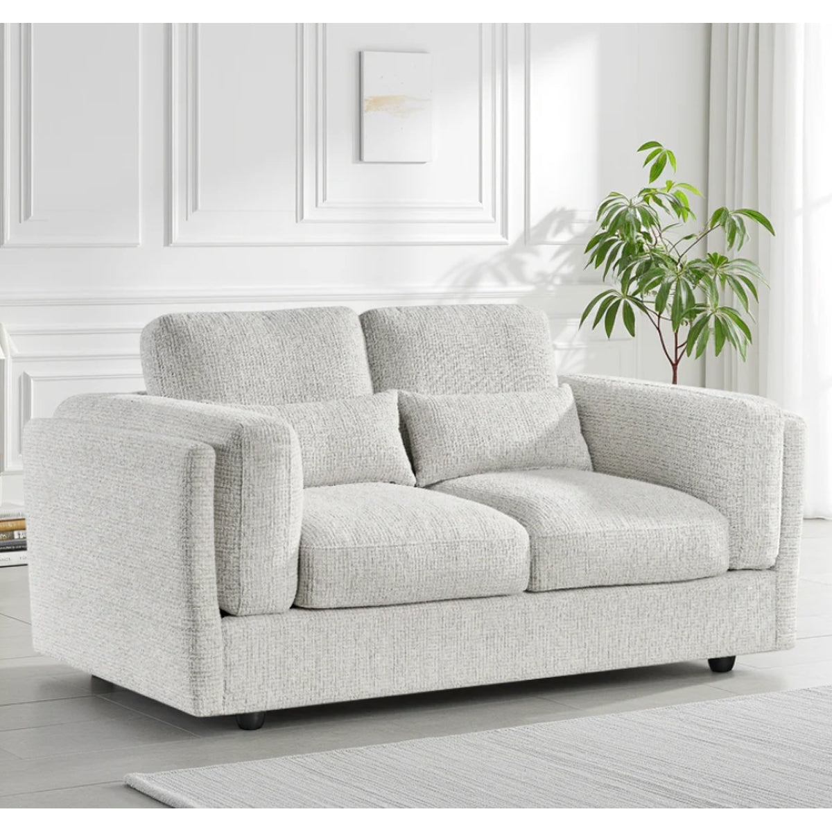 Fabric 2 Seater Sofa - Bari
