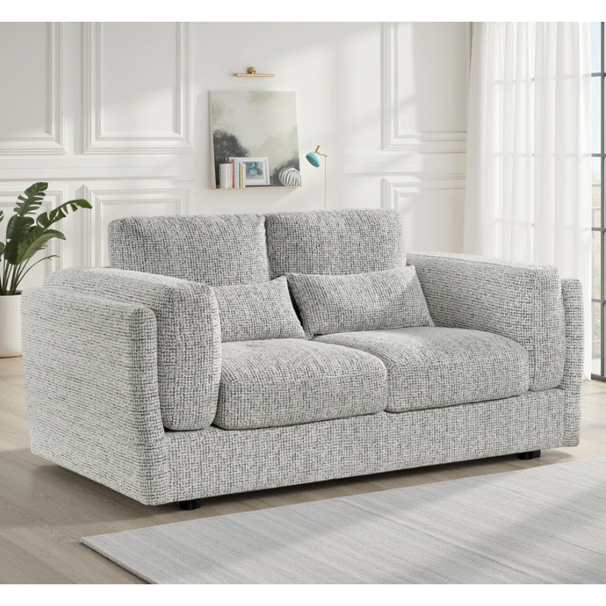 Fabric 2 Seater Sofa - Bari