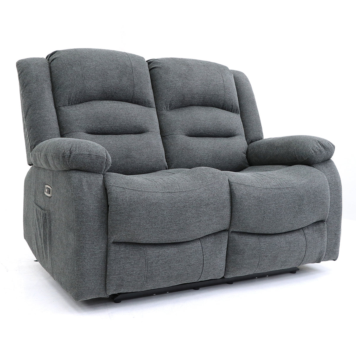 Fabric 2 Seater Sofa Electric Recliner - Alva
