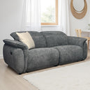 Fabric 2 Seater Sofa Electric Recliner - Chelsea