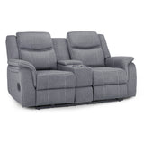 Fabric 2 Seater Sofa Electric Recliner - Galaxy Tech