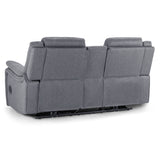 Fabric 2 Seater Sofa Electric Recliner - Galaxy Tech