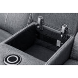 Fabric 2 Seater Sofa Electric Recliner - Galaxy Tech