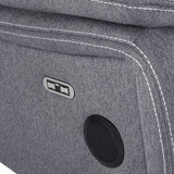 Fabric 2 Seater Sofa Electric Recliner - Galaxy Tech