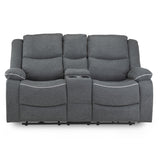Fabric 2 Seater Sofa Electric Recliner - Harald