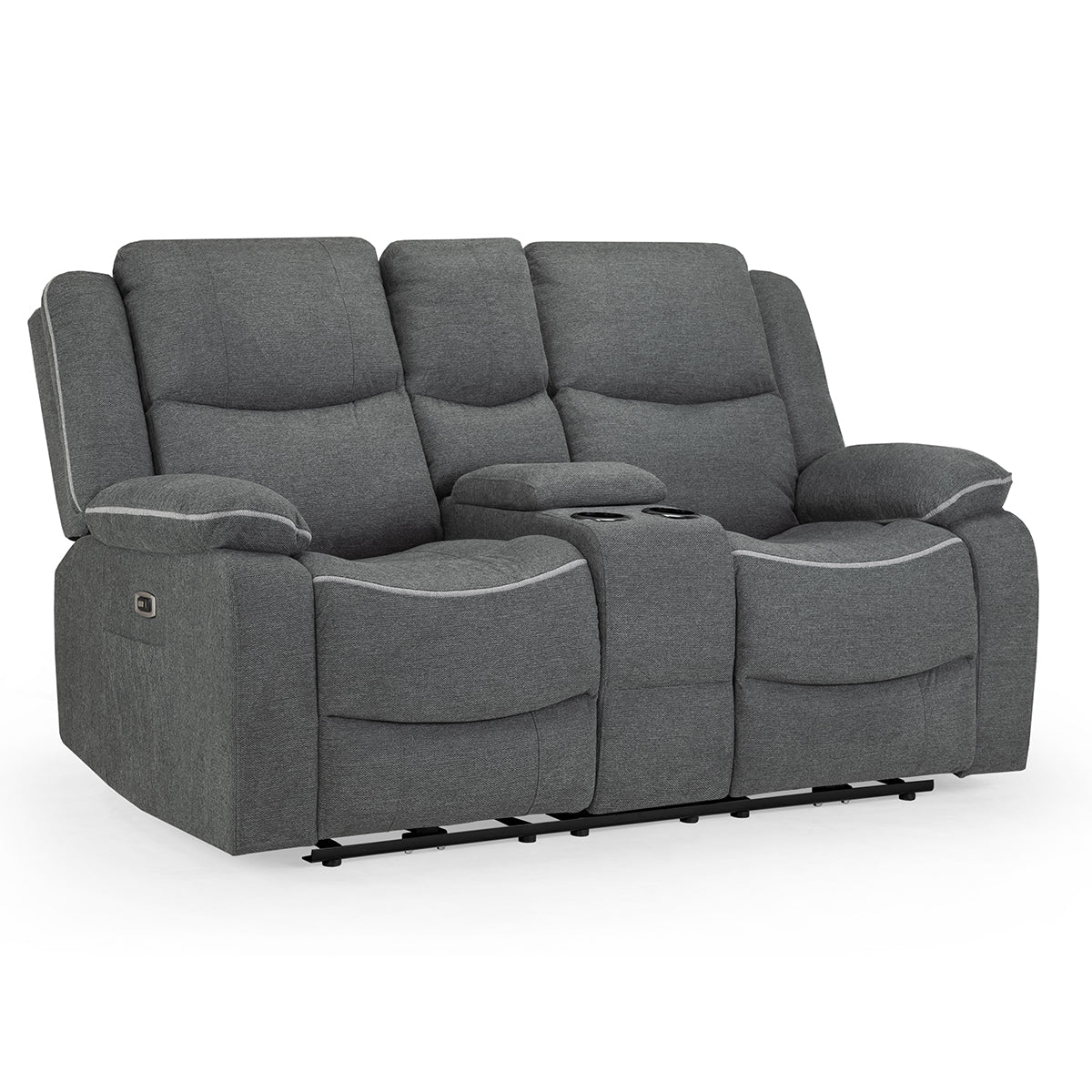Fabric 2 Seater Sofa Electric Recliner - Harald