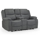 Fabric 2 Seater Sofa Electric Recliner - Harald