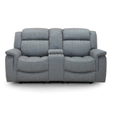 Fabric 2 Seater Sofa Electric Recliner - Linden