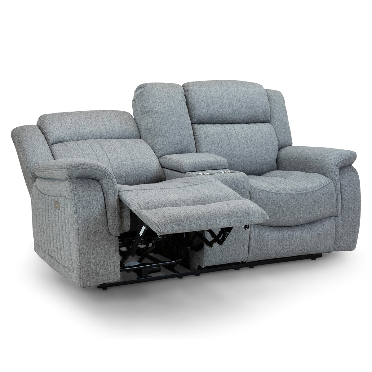 Fabric 2 Seater Sofa Electric Recliner - Linden