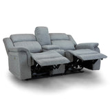 Fabric 2 Seater Sofa Electric Recliner - Linden