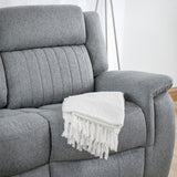 Fabric 2 Seater Sofa Electric Recliner - Linden