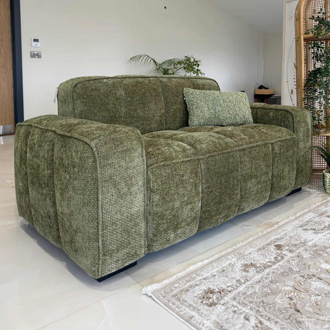 Fabric 2 Seater Sofa - Paris