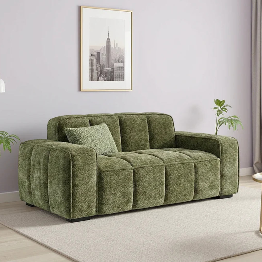 Fabric 2 Seater Sofa - Paris
