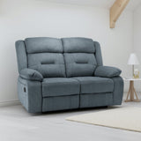 Fabric 2 Seater Sofa Recliner - Novie