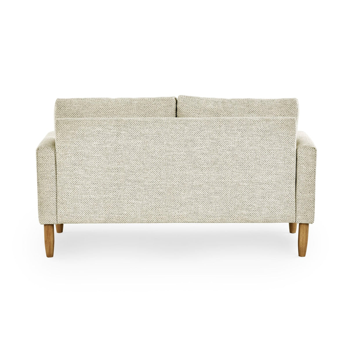 Fabric 2 Seater Sofa With Wooden Legs - Daisy