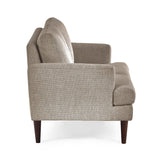 Fabric 2 Seater Sofa With Wooden Legs - Daisy