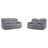 Fabric 3 + 2 Seater Sofa Set Electric Recliner - Galaxy Tech