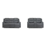 Fabric 3 + 2 Seater Sofa Set Electric Recliner - Harald