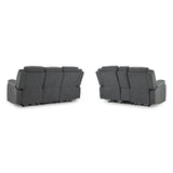 Fabric 3 + 2 Seater Sofa Set Electric Recliner - Harald