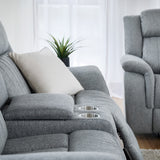Fabric 3 + 2 Seater Sofa Set Electric Recliner - Linden