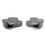 Fabric 3 + 2 Seater Sofa Set Electric Recliner - Linden