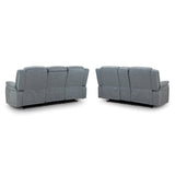 Fabric 3 + 2 Seater Sofa Set Electric Recliner - Linden