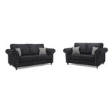 Fabric 3 + 2 Seater Sofa Set - Oakland