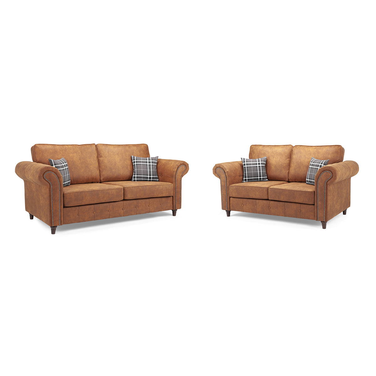 Fabric 3 + 2 Seater Sofa Set - Oakland