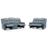Fabric 3 + 2 Seater Sofa Set Recliner - Myra