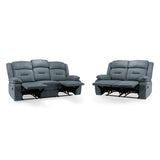 Fabric 3 + 2 Seater Sofa Set Recliner - Novie