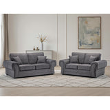 Fabric 3 + 2 Seater Sofa Set - Wilcot