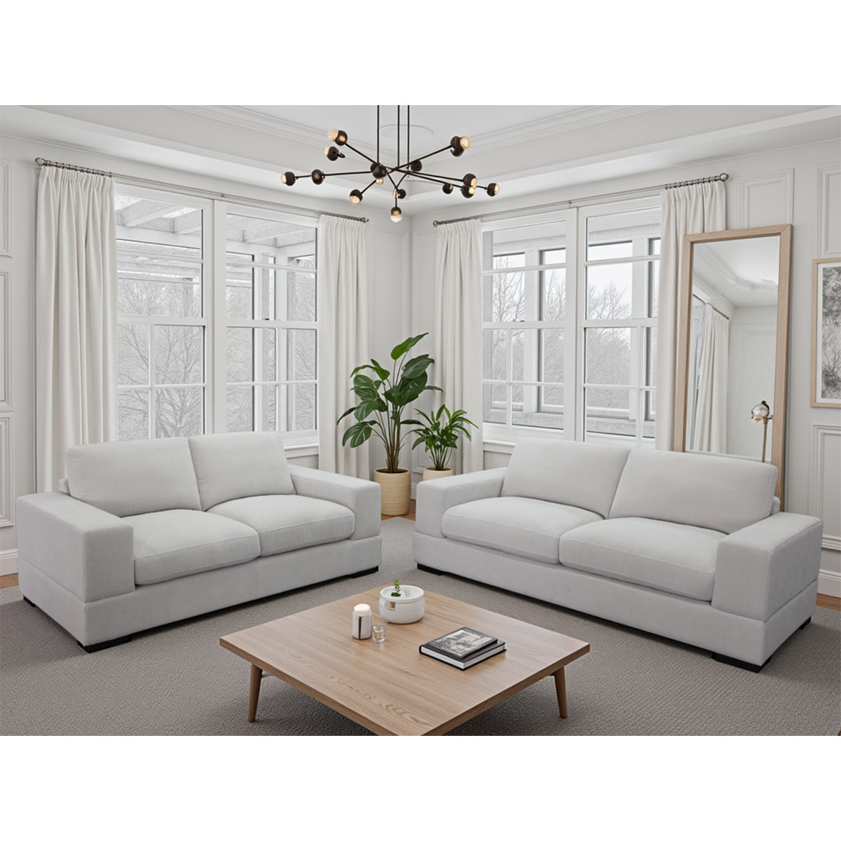 Fabric 3 + 2 Sofa Set - Westminster