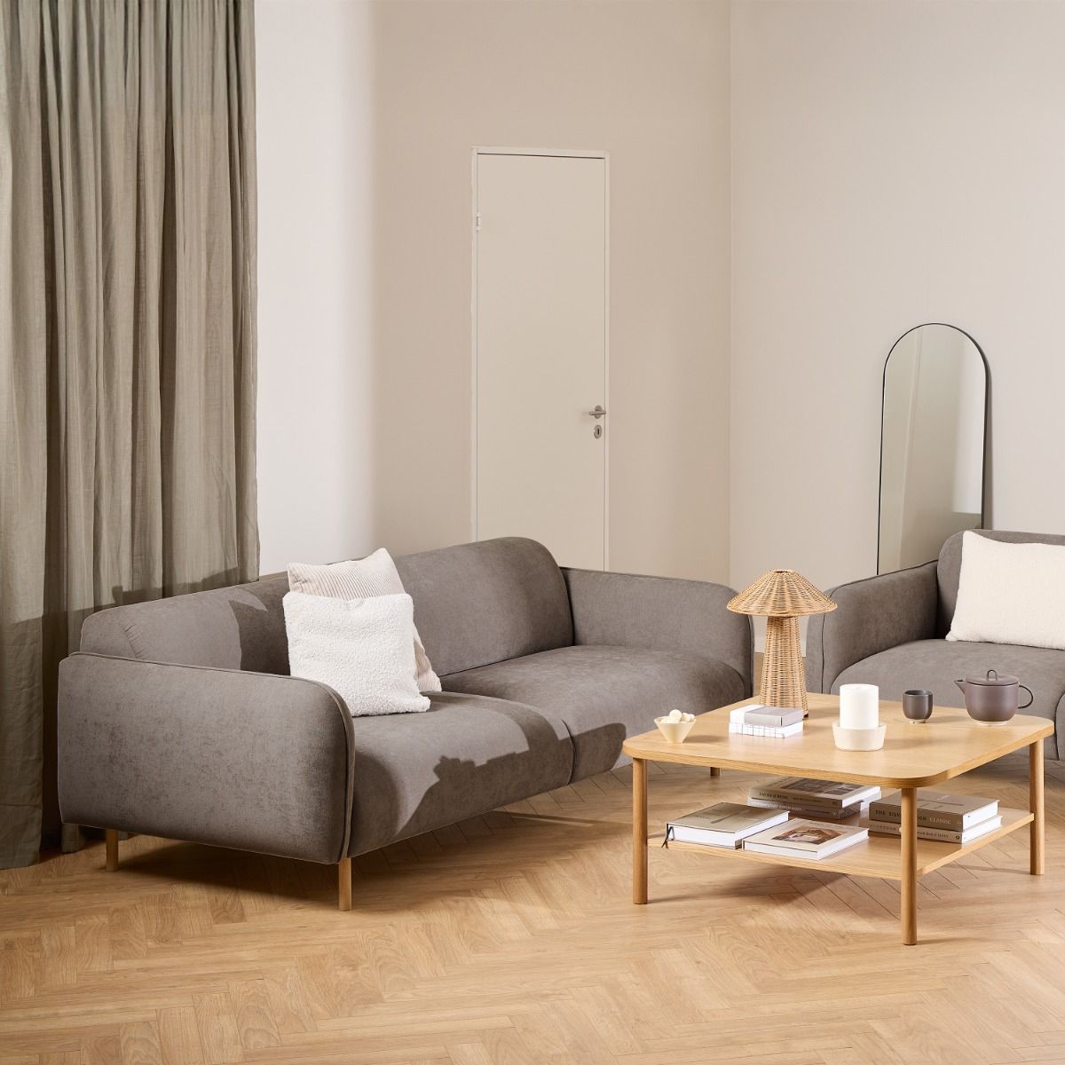 Fabric 3 + 3 Seater Sofa Set - Westham