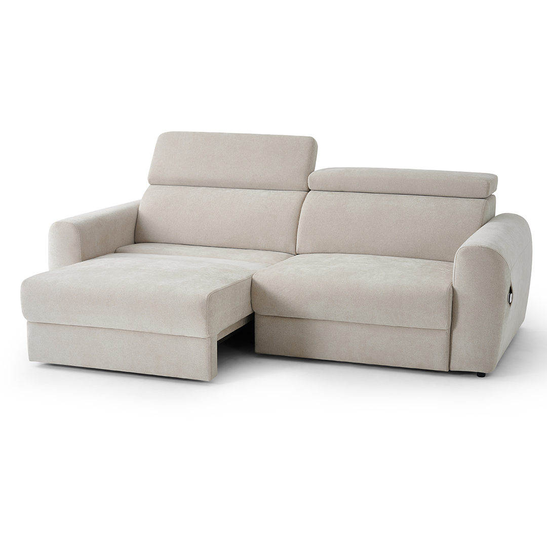 Fabric 3 Seater Sofa Bed Electric Recliner - Dakota