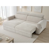 Fabric 3 Seater Sofa Bed Electric Recliner - Dakota