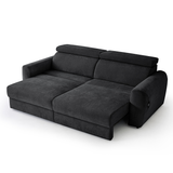 Fabric 3 Seater Sofa Bed Electric Recliner - Dakota