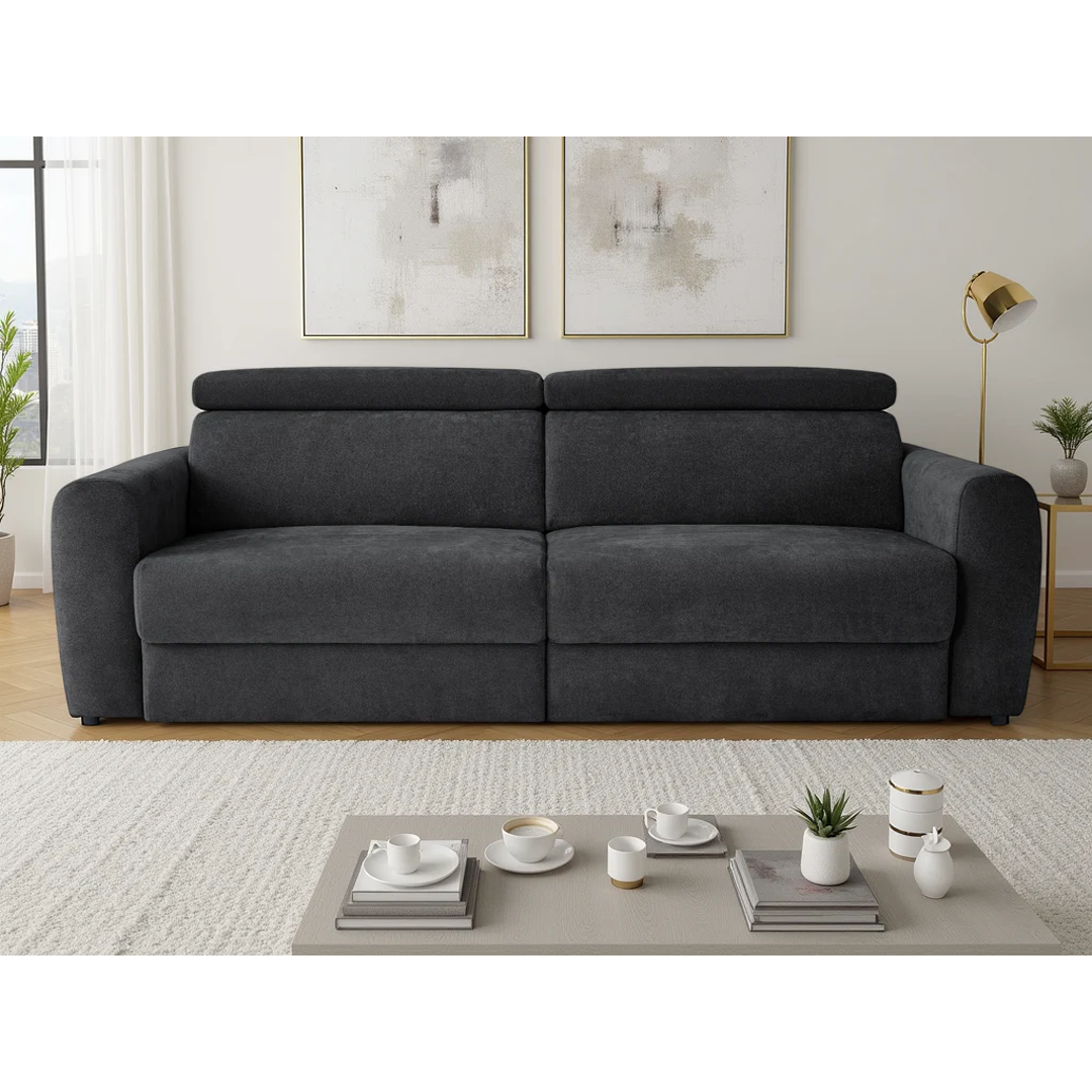 Fabric 3 Seater Sofa Bed Electric Recliner - Dakota