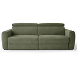 Fabric 3 Seater Sofa Bed Electric Recliner - Dakota