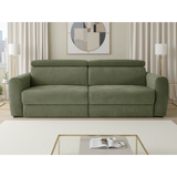Fabric 3 Seater Sofa Bed Electric Recliner - Dakota