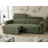 Fabric 3 Seater Sofa Bed Electric Recliner - Dakota